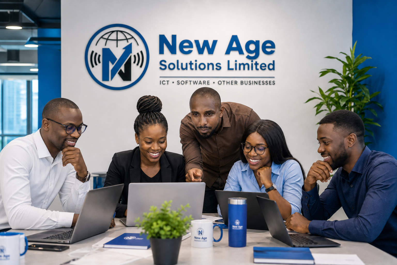 The New Age Solutions team at work